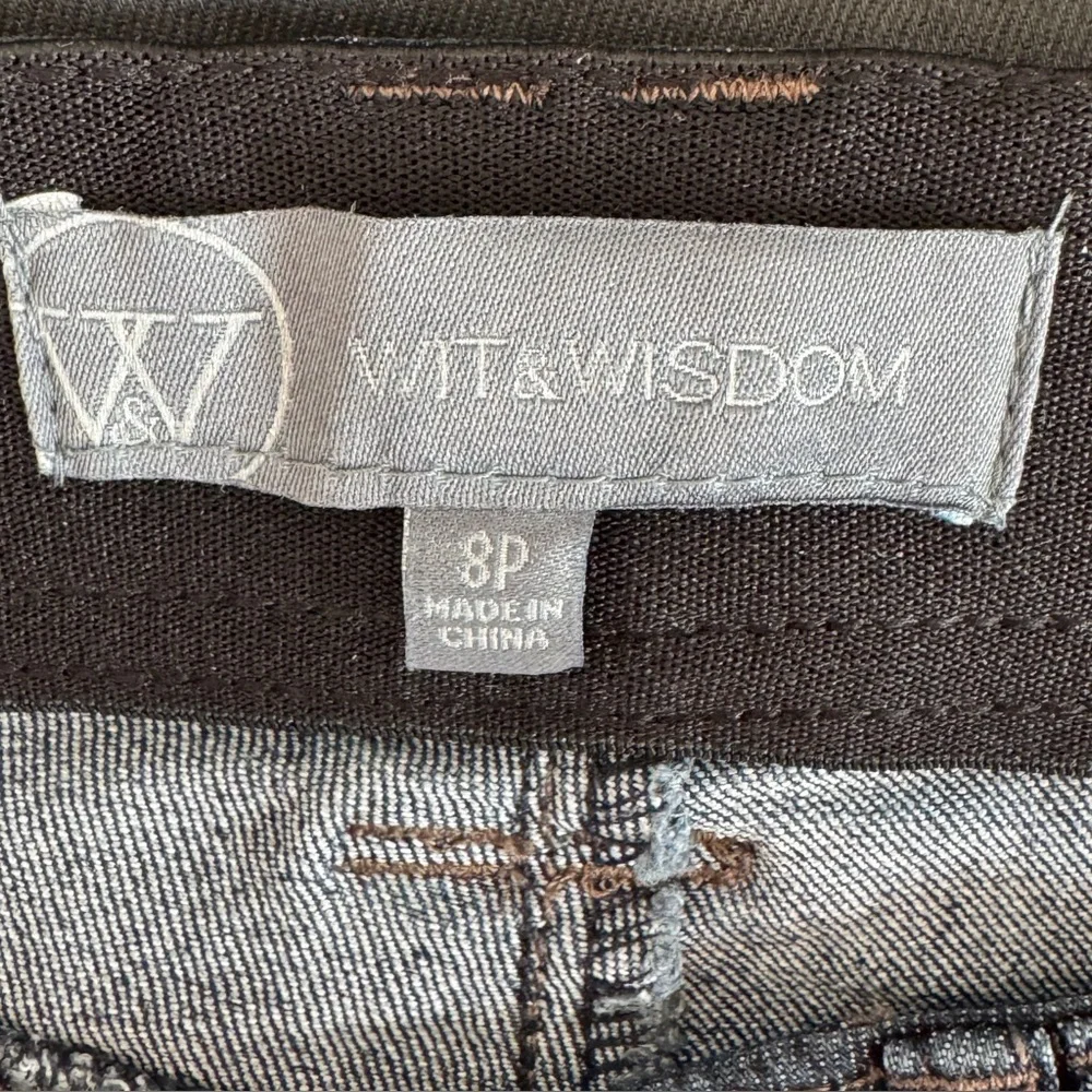 Wit & Wisdom Dark Denim Brittany ‘Ab’Solution Bootcut Jeans Size 8 Petite - Picture 2 of 10